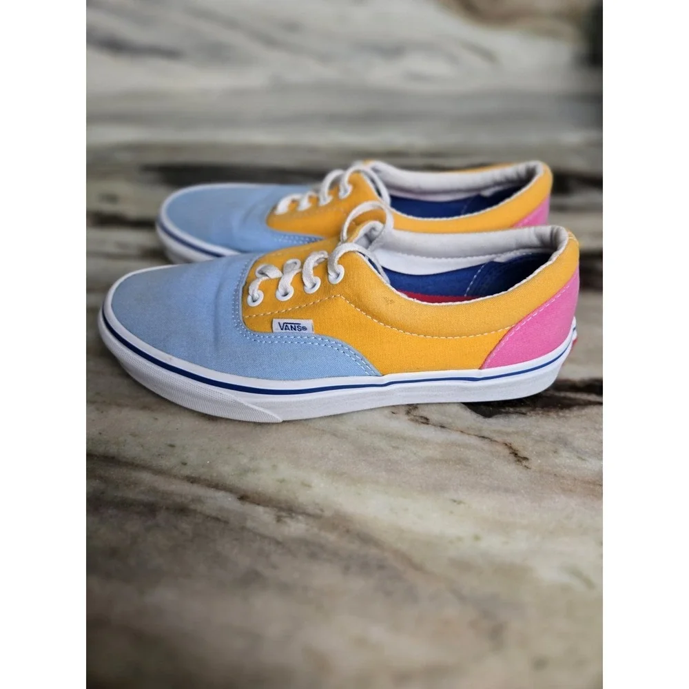Vans Era Canvas 'Colorblock' Multi/Bright Women 7.5 Men 6 Retro Style Y2K Style‎